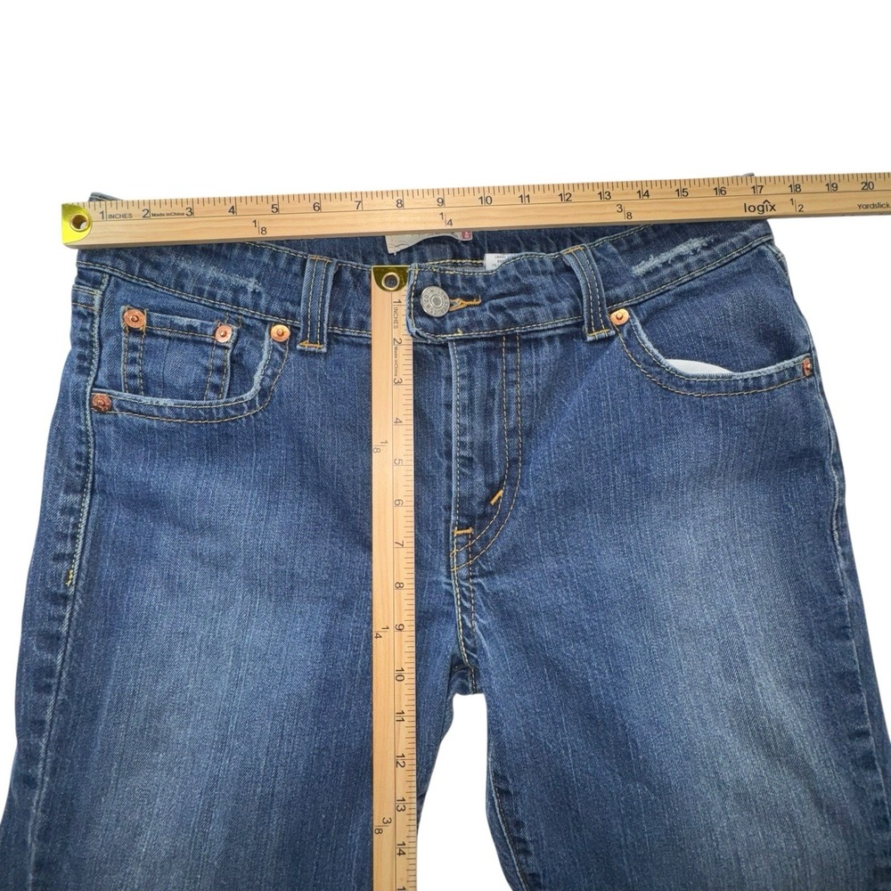 Levis 542 Low Flare Denim Jeans Womens 16M - Picture 2 of 8